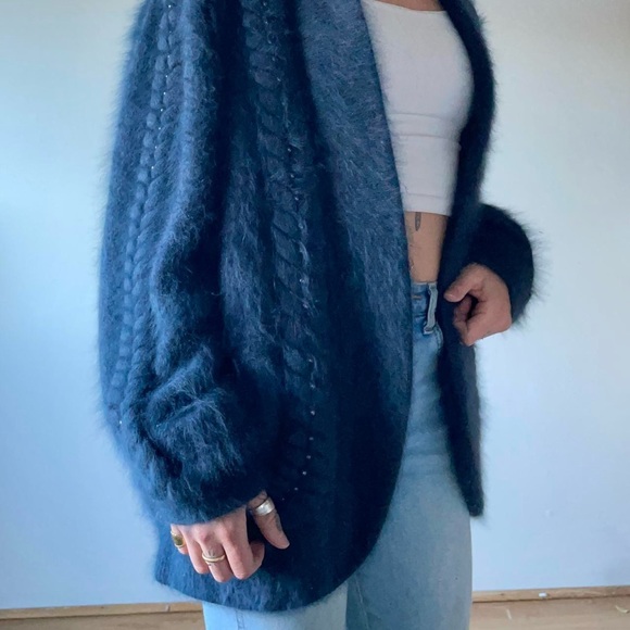 Vintage angora jacket - Picture 5 of 8